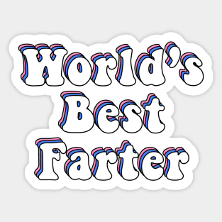 World’s Best Farter Sticker